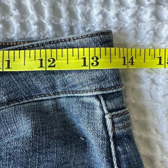 Pistola Skinny High Rise Distressed Knee Rip Jeans Size 27 - Picture 8 of 10